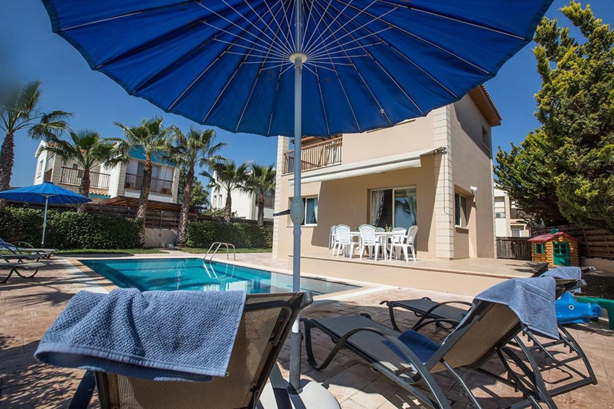Aspro Enas - Stunning 3 Bedroom Ayia Thekla With Private Pool And Sea Views Agia Napa